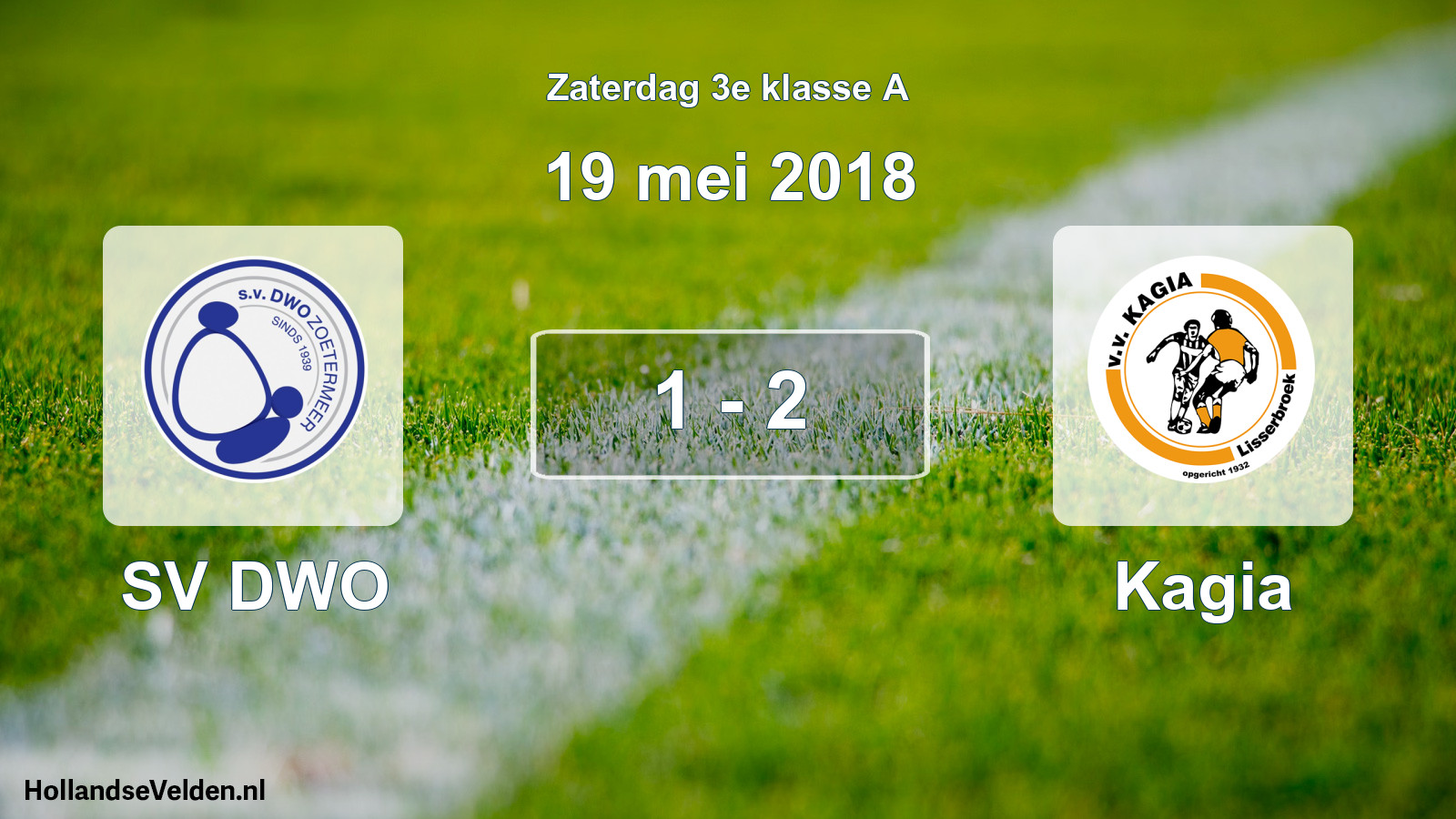 Total number of matches played: SV DWO - Kagia 1 - 2 (19 May 2018)