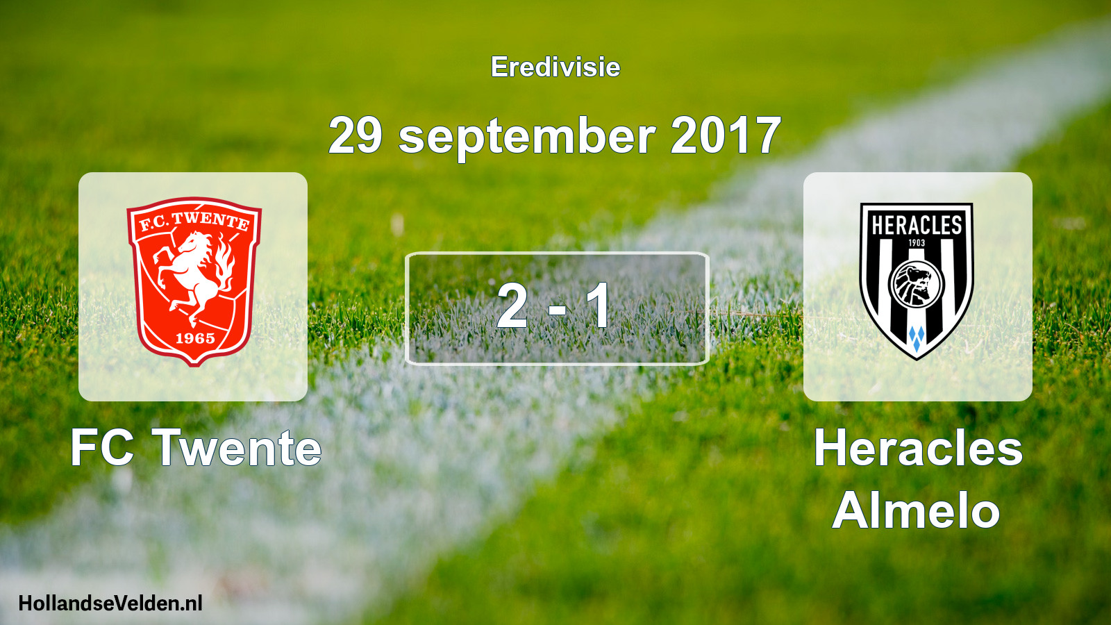 Total number of matches played: FC Twente - Heracles Almelo 2 - 1 (29 September 2017)
