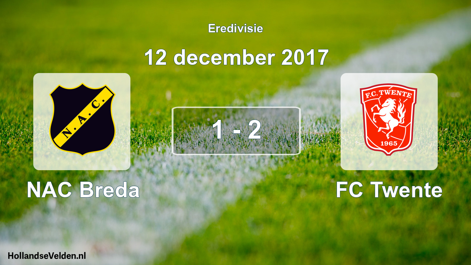 Total number of matches played: NAC Breda - FC Twente 1 - 2 (12 December 2017)
