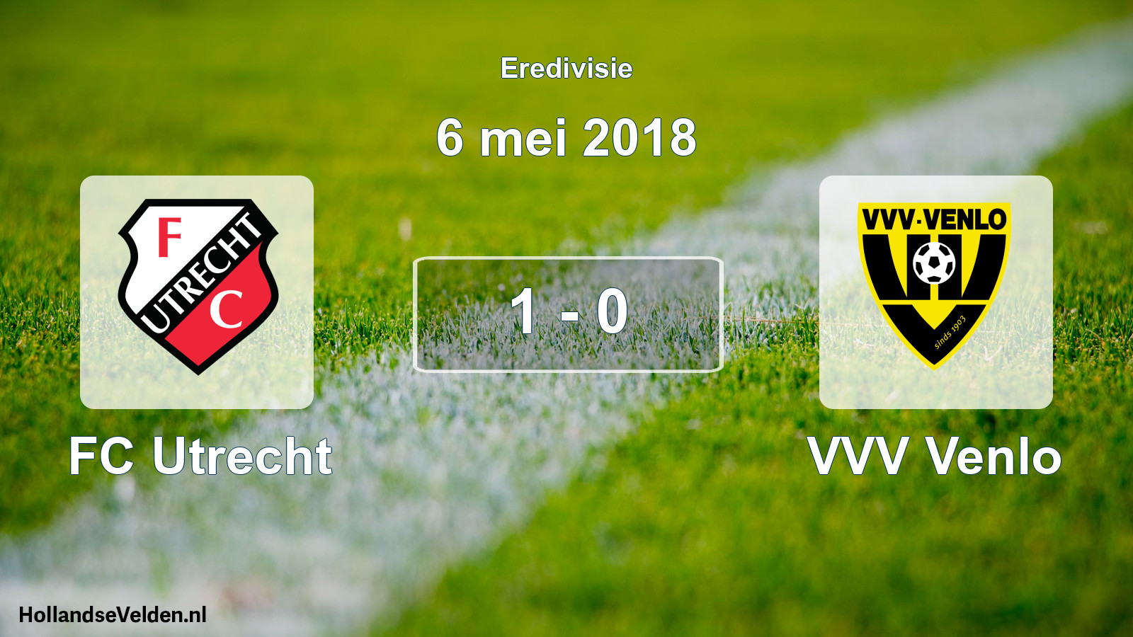 Total number of matches played: FC Utrecht - VVV Venlo 1 - 0 (6 May 2018)