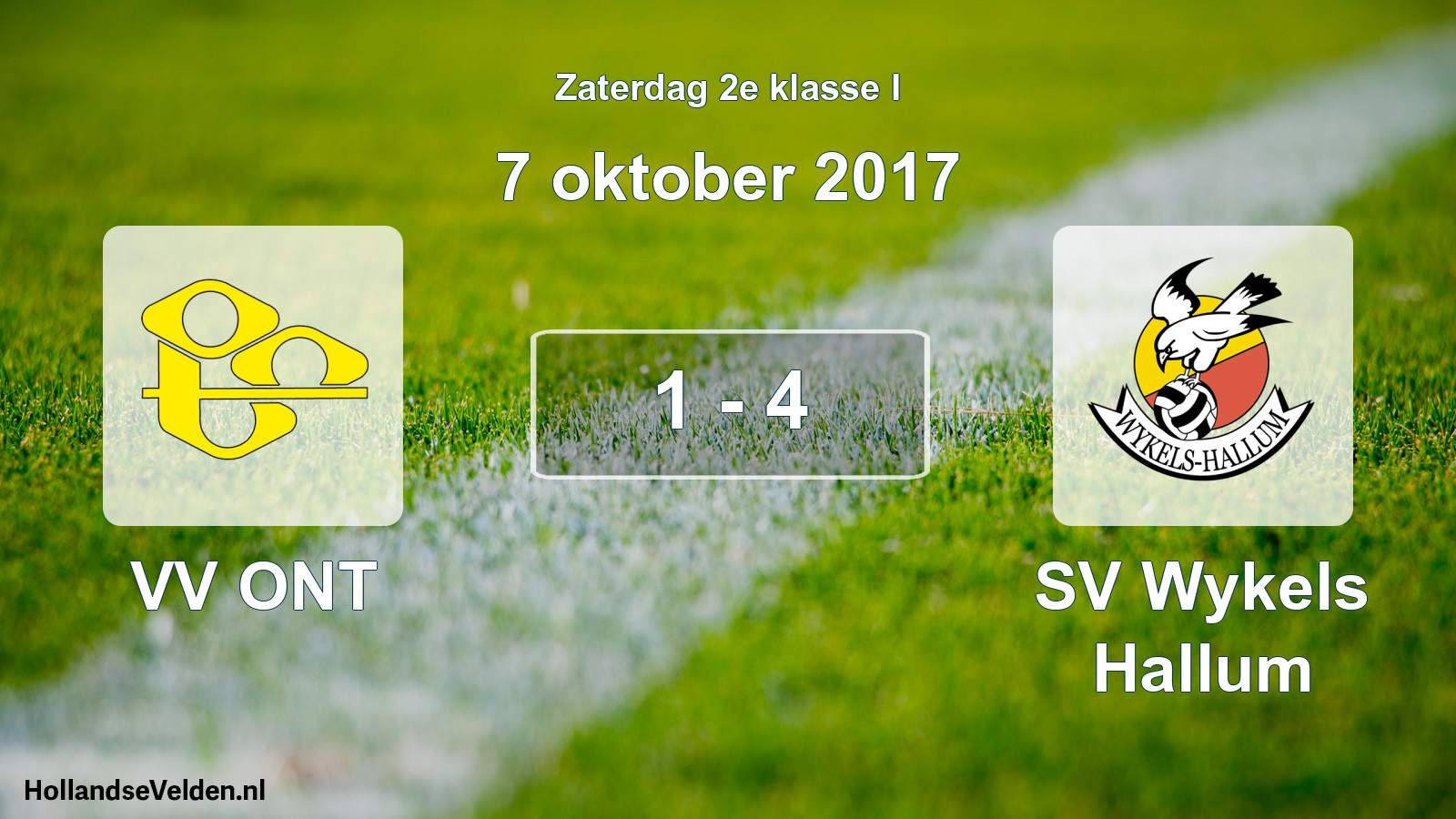 Total number of matches played: VV ONT - SV Wykels Hallum 1 - 4 (7 October 2017)