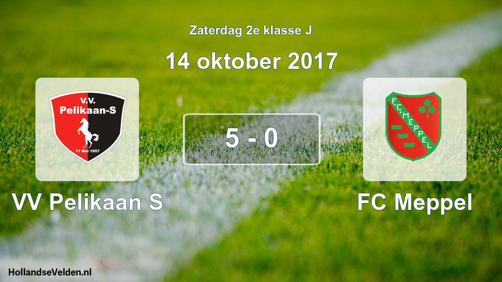 Total number of matches played: VV Pelikaan S - FC Meppel 5 - 0 (14 October 2017)