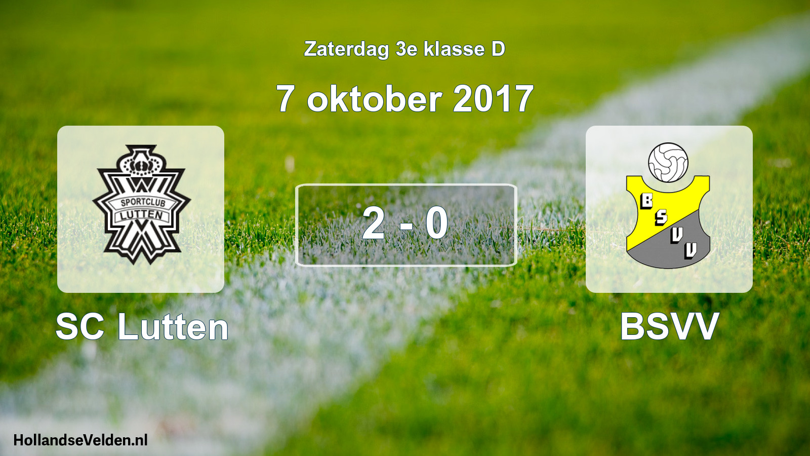 Total number of matches played: SC Lutten - BSVV 2 - 0 (7 October 2017)