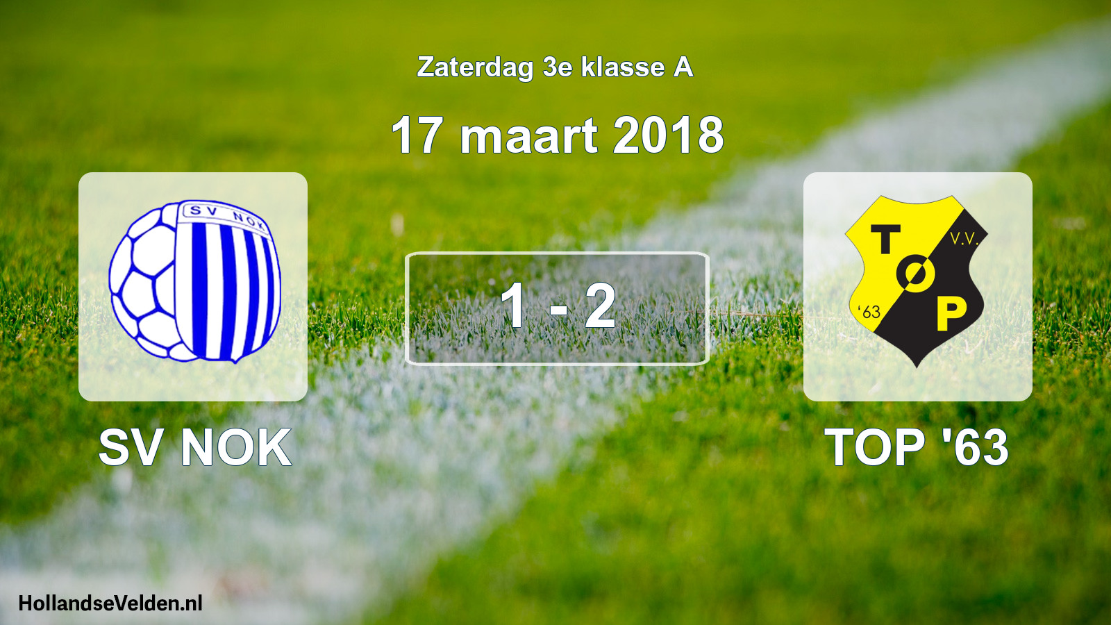 Total number of matches played: SV NOK - TOP '63 1 - 2 (17 March 2018)