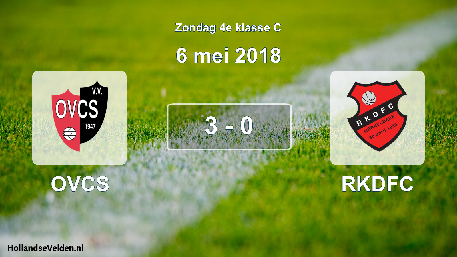 Total number of matches played: OVCS - RKDFC 3 - 0 (6 May 2018)