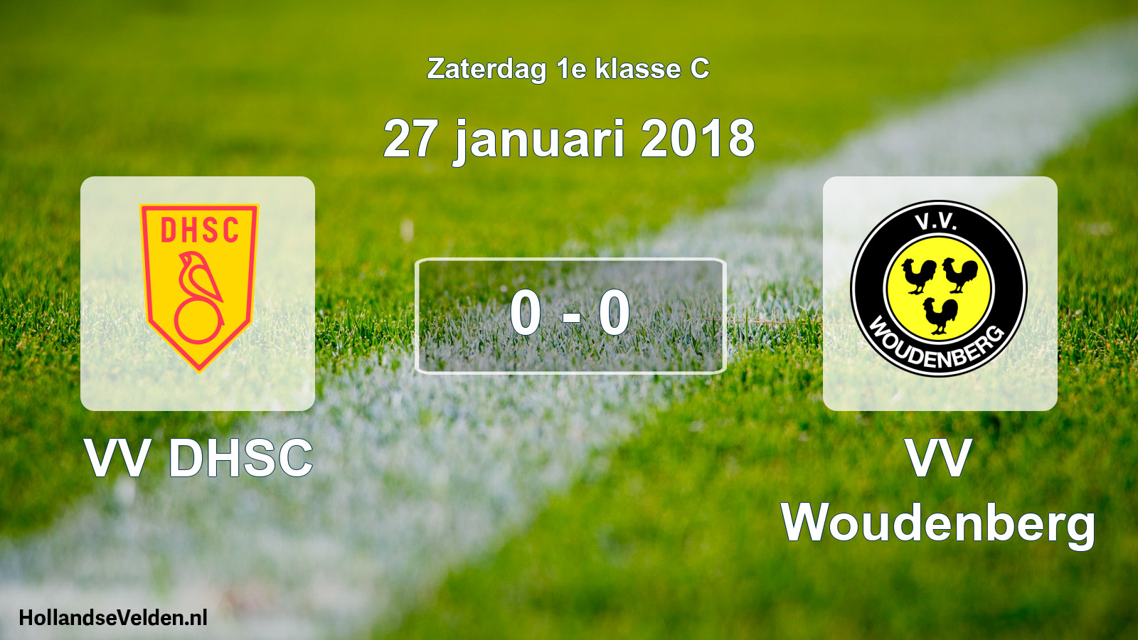Total number of matches played: VV DHSC - VV Woudenberg 0 - 0 (27 January 2018)