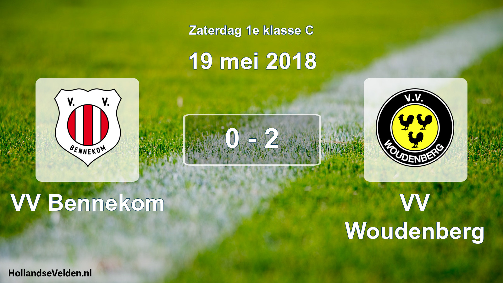 Total number of matches played: VV Bennekom - VV Woudenberg 0 - 2 (19 May 2018)