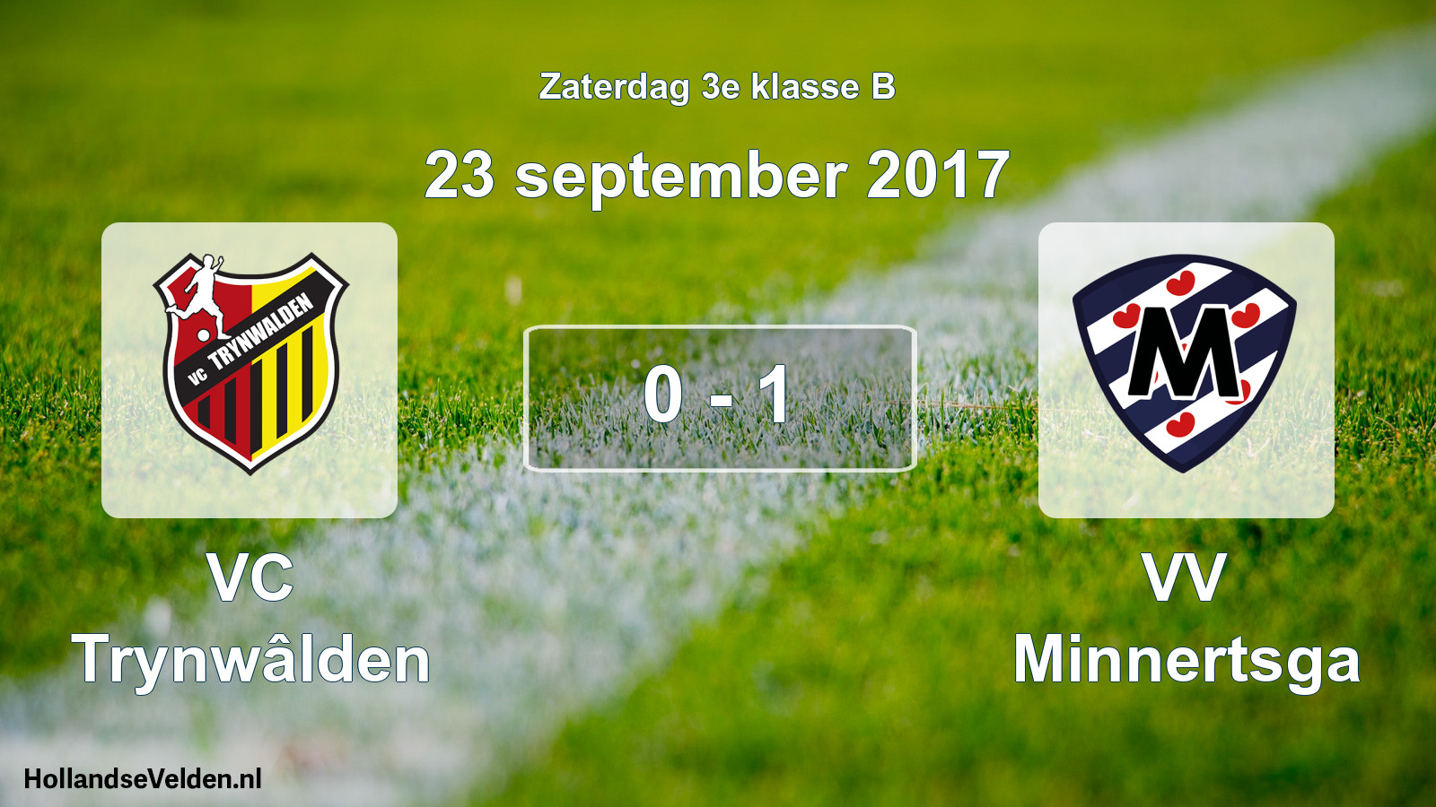 Total number of matches played: VC Trynwâlden - VV Minnertsga 0 - 1 (23 September 2017)