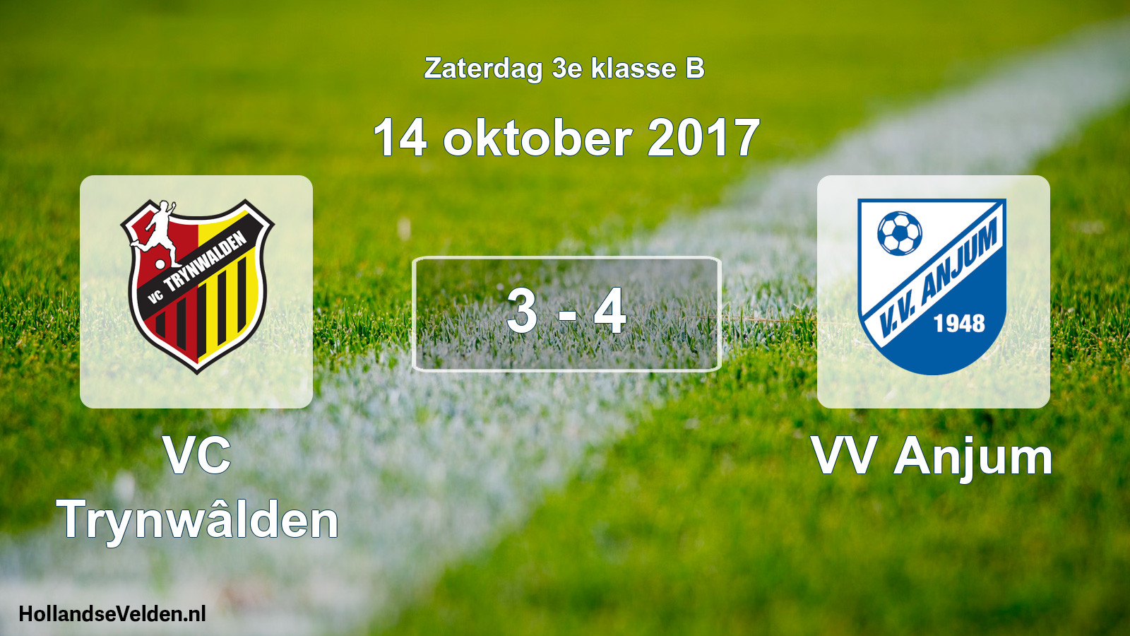 Total number of matches played: VC Trynwâlden - VV Anjum 3 - 4 (14 October 2017)