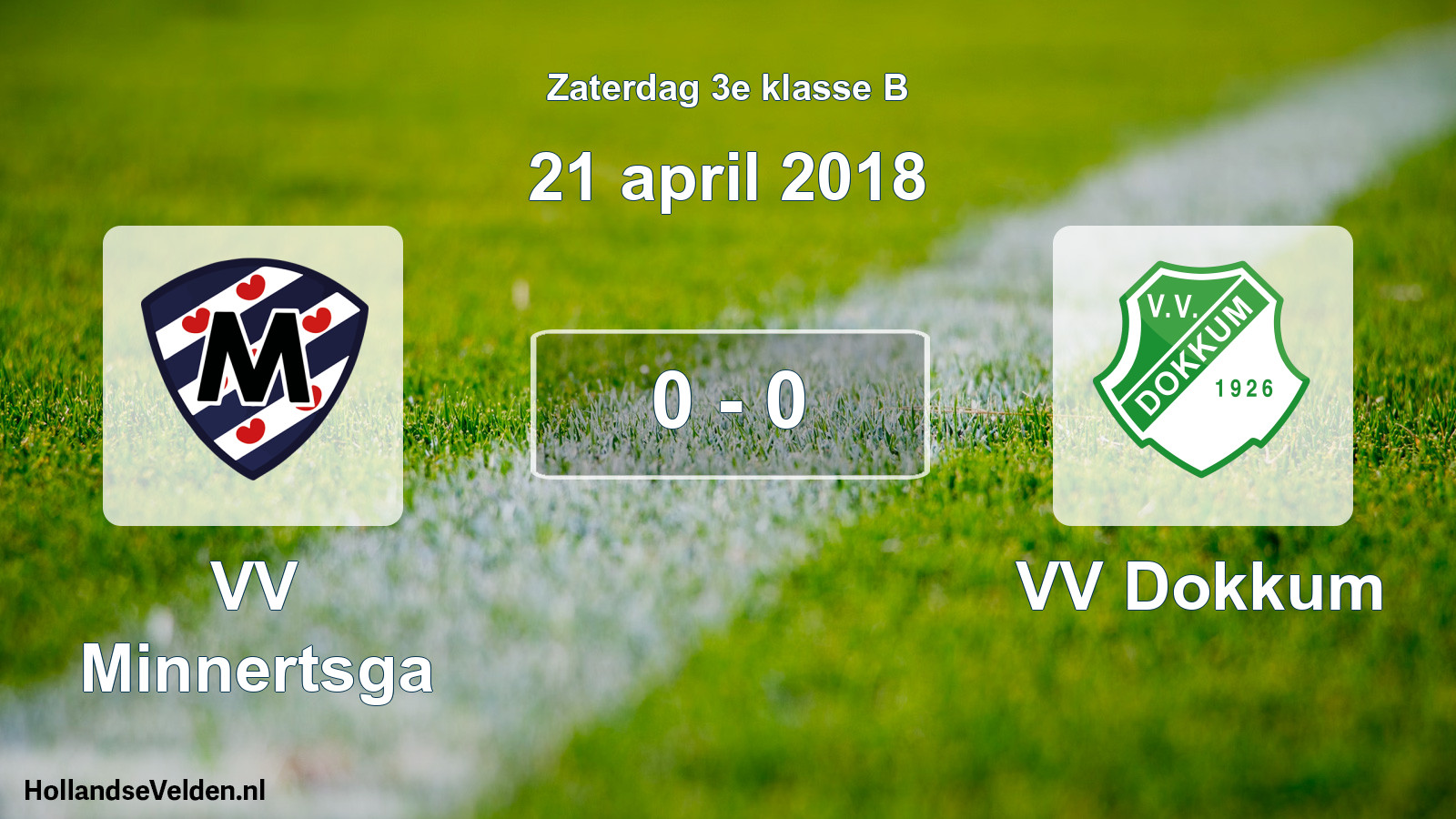 Total number of matches played: VV Minnertsga - VV Dokkum 0 - 0 (21 April 2018)