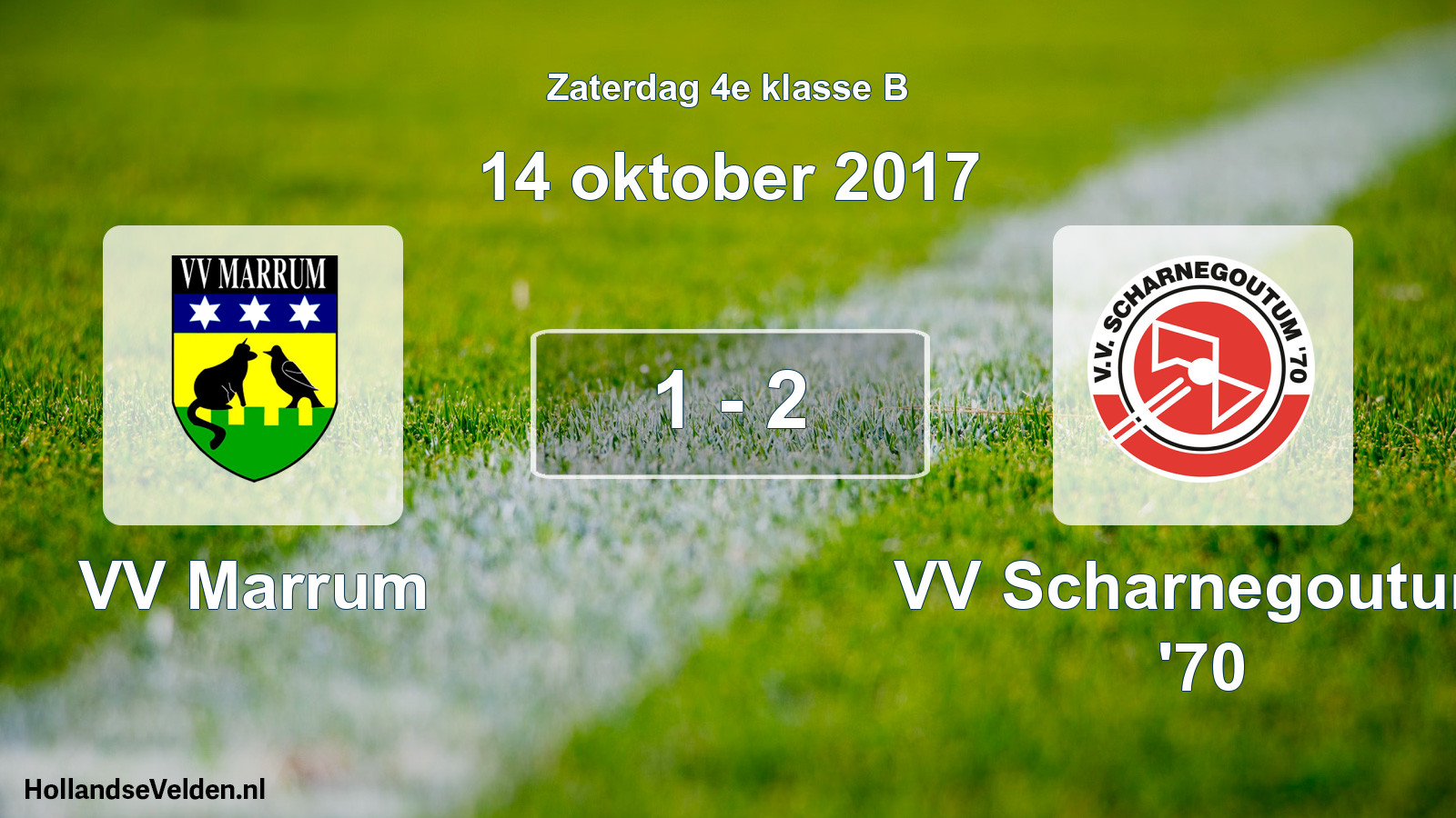 Total number of matches played: VV Marrum - VV Scharnegoutum '70 1 - 2 (14 October 2017)
