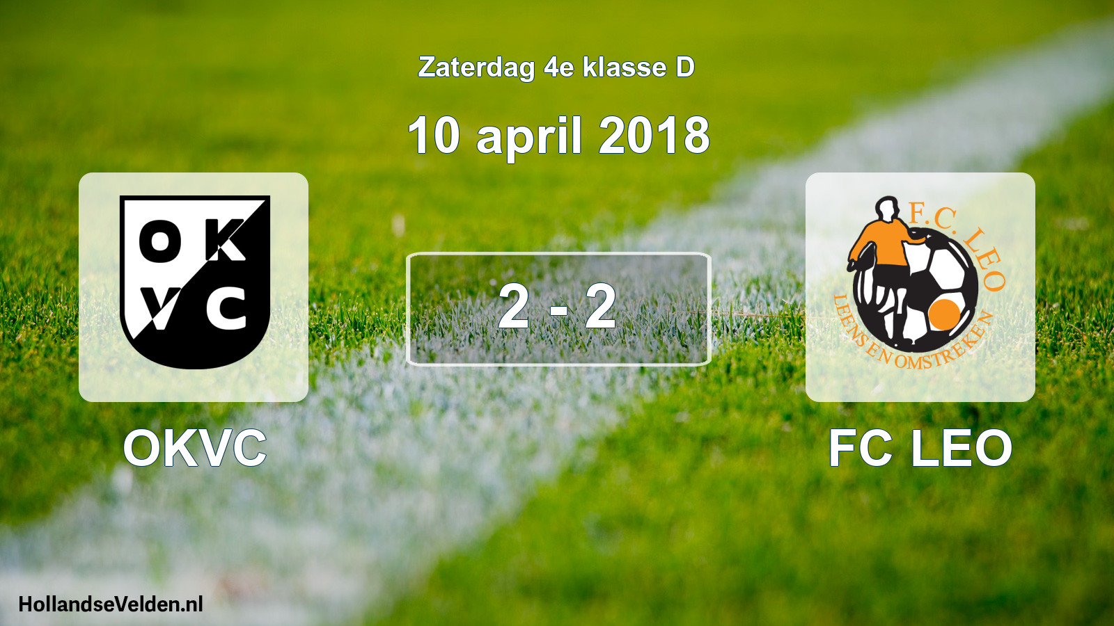 Total number of matches played: OKVC - FC LEO 2 - 2 (10 April 2018)