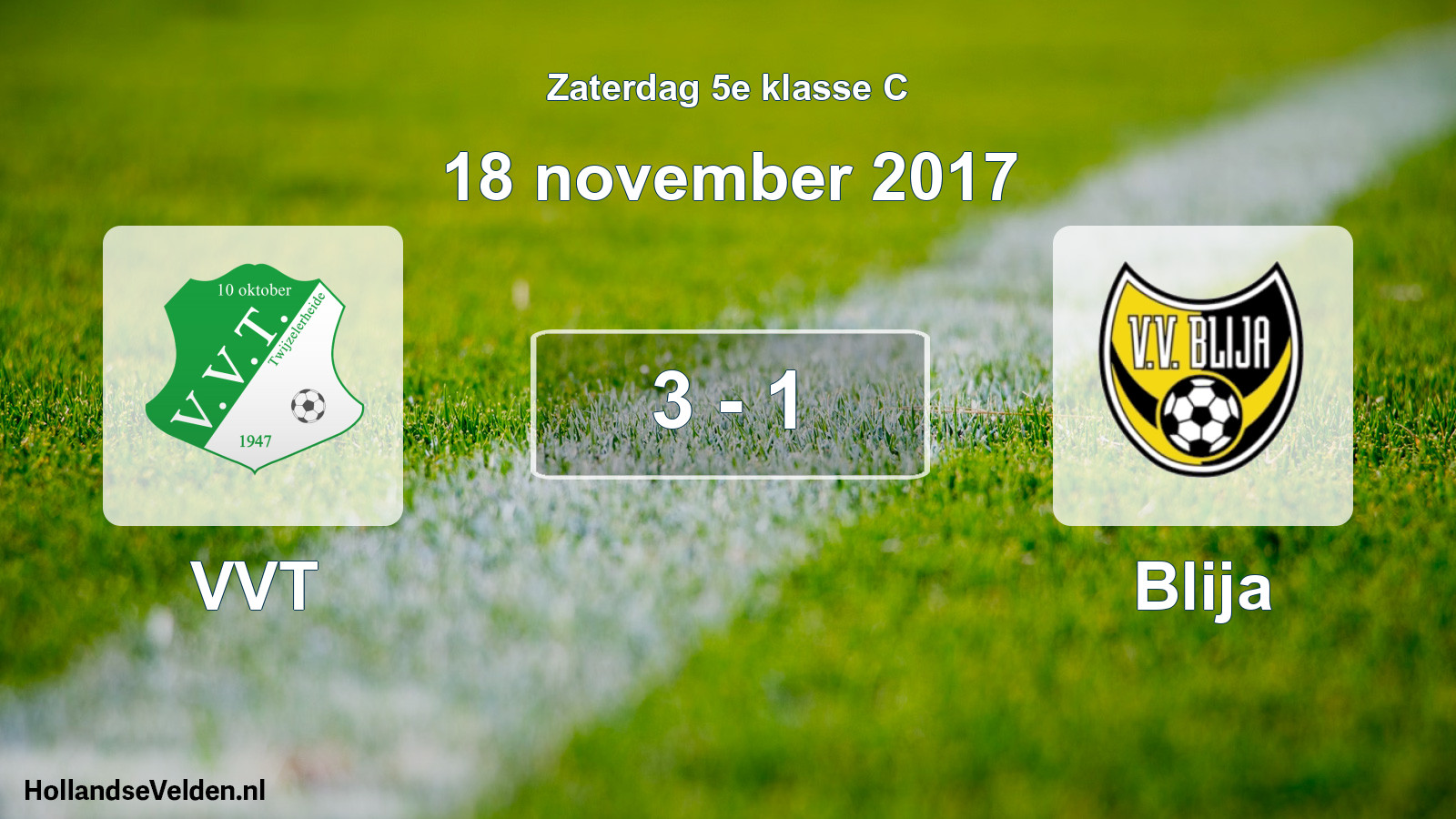 Total number of matches played: VVT - Blija 3 - 1 (18 November 2017)