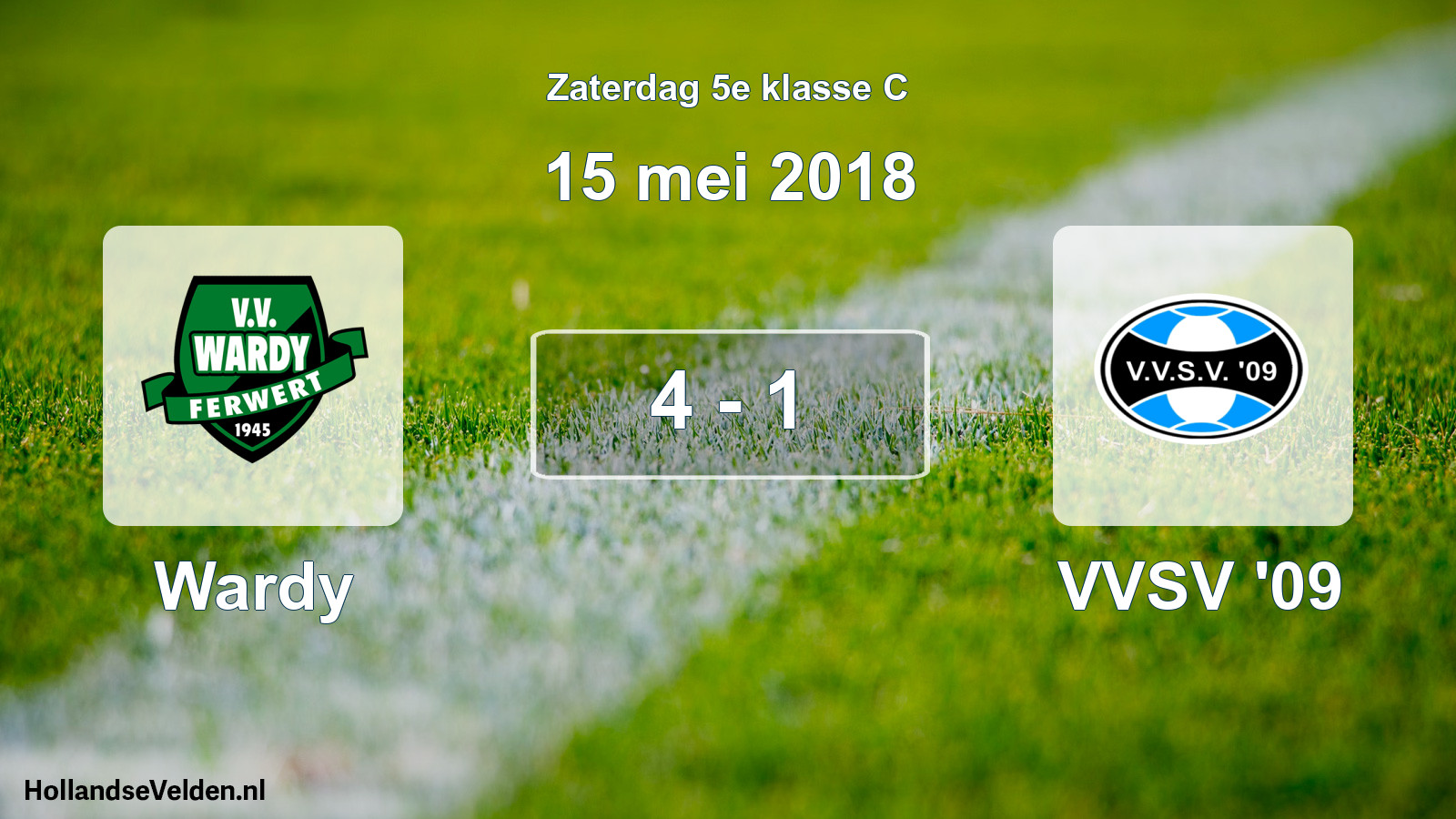 Total number of matches played: Wardy - VVSV '09 4 - 1 (15 May 2018)