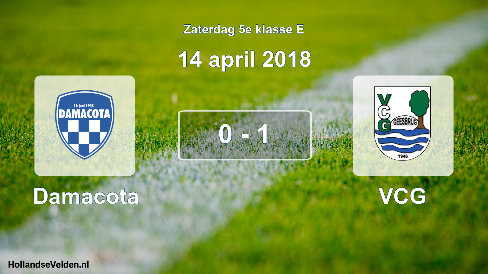 Total number of matches played: Damacota - VCG 0 - 1 (14 April 2018)
