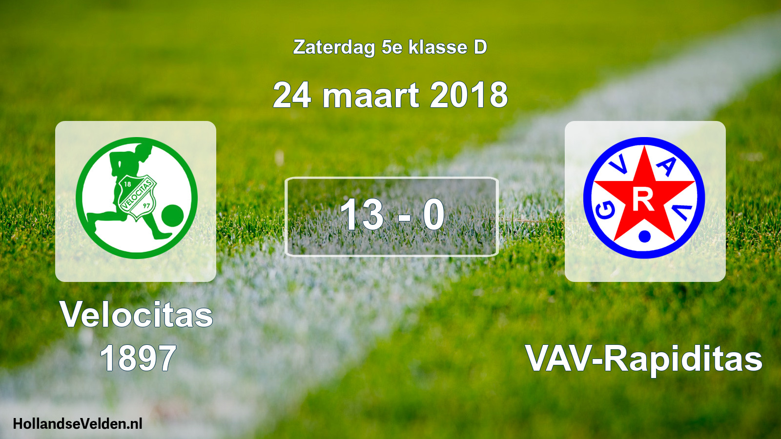 Total number of matches played: Velocitas 1897 - GVAV-Rapiditas 13 - 0 (24 March 2018)
