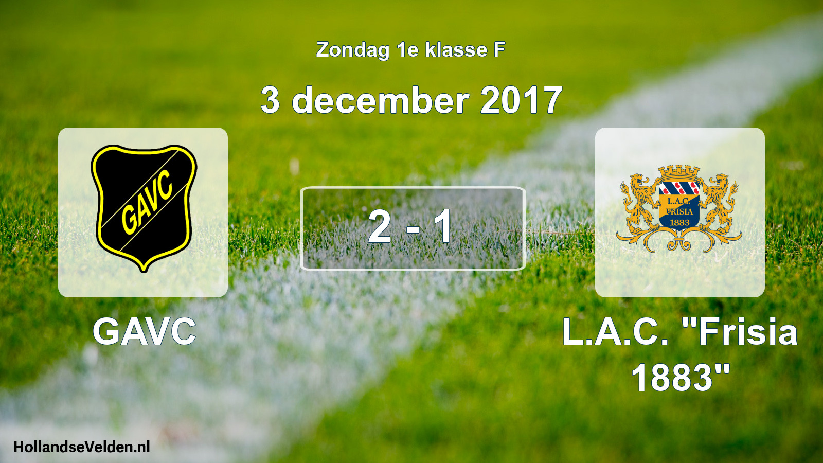 Total number of matches played: GAVC - L.A.C. 