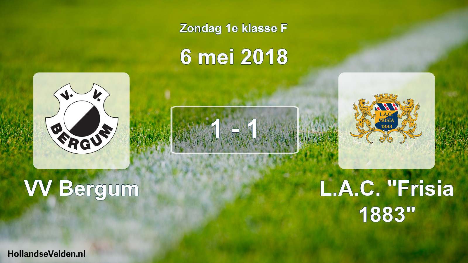 Total number of matches played: VV Bergum - L.A.C. 