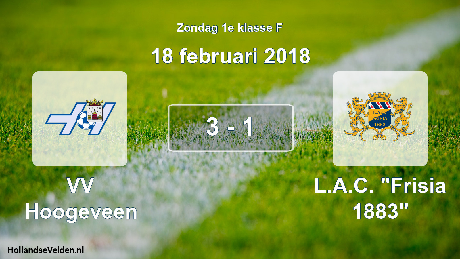 Total number of matches played: VV Hoogeveen - L.A.C. 