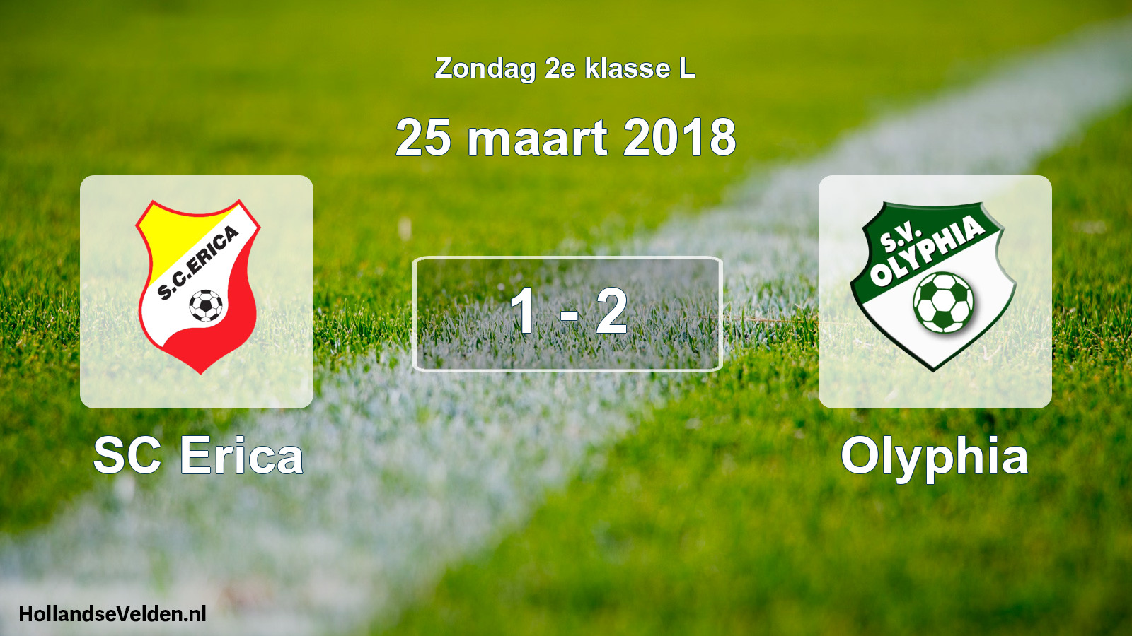 Total number of matches played: SC Erica - Olyphia 1 - 2 (25 March 2018)