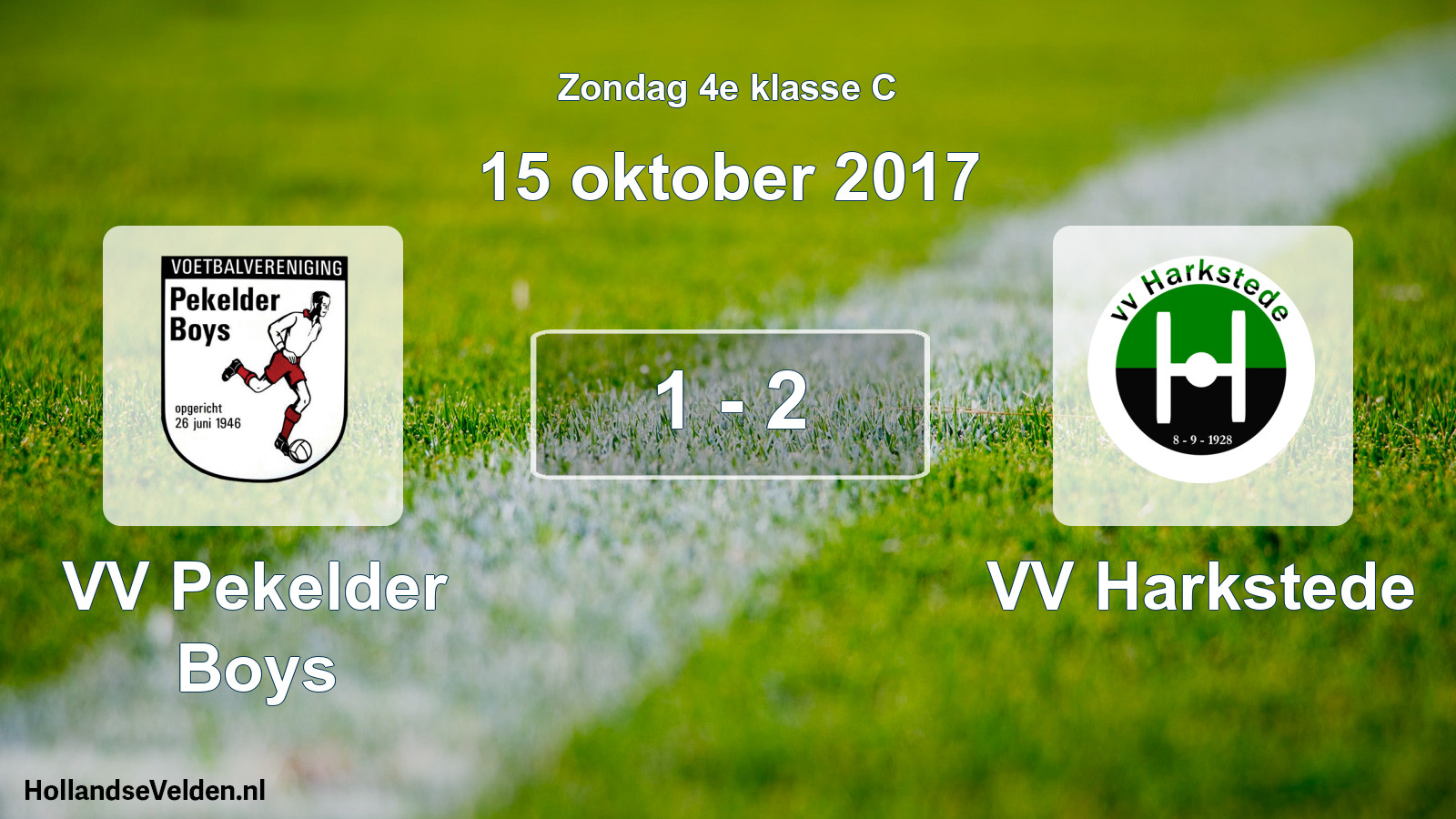 Total number of matches played: VV Pekelder Boys - VV Harkstede 1 - 2 (15 October 2017)