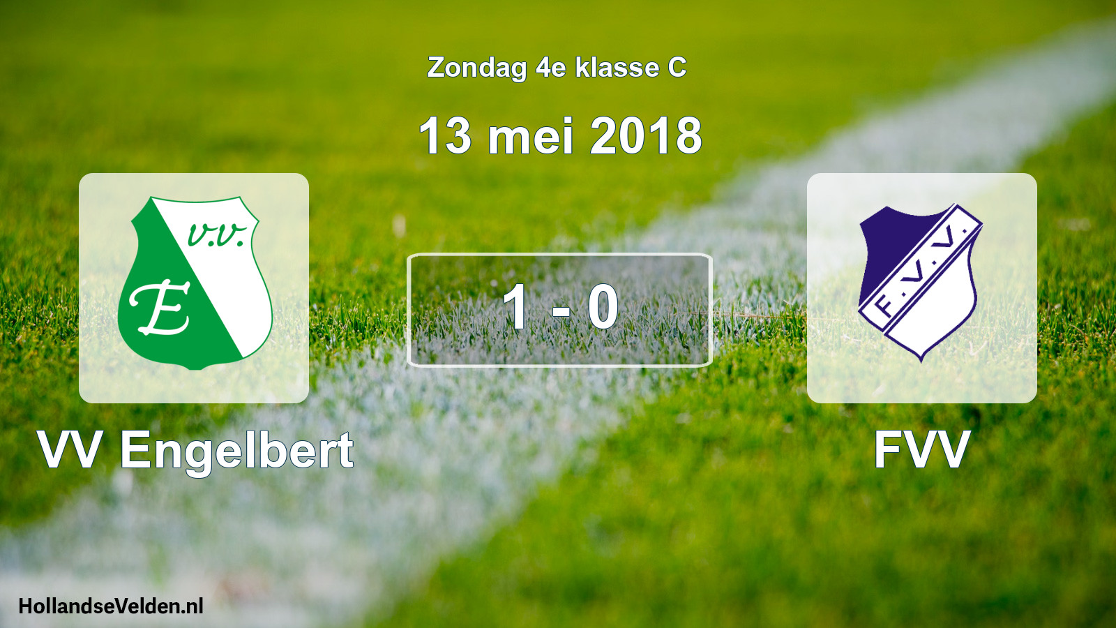 Total number of matches played: VV Engelbert - FVV 1 - 0 (13 May 2018)