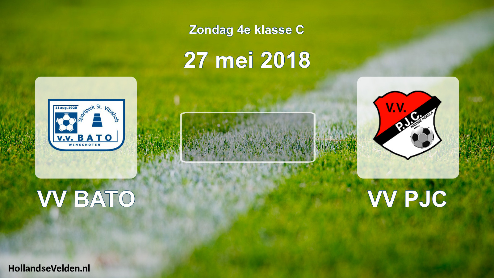 Scheduled Match: VV BATO - VV PJC (27 May 2018)