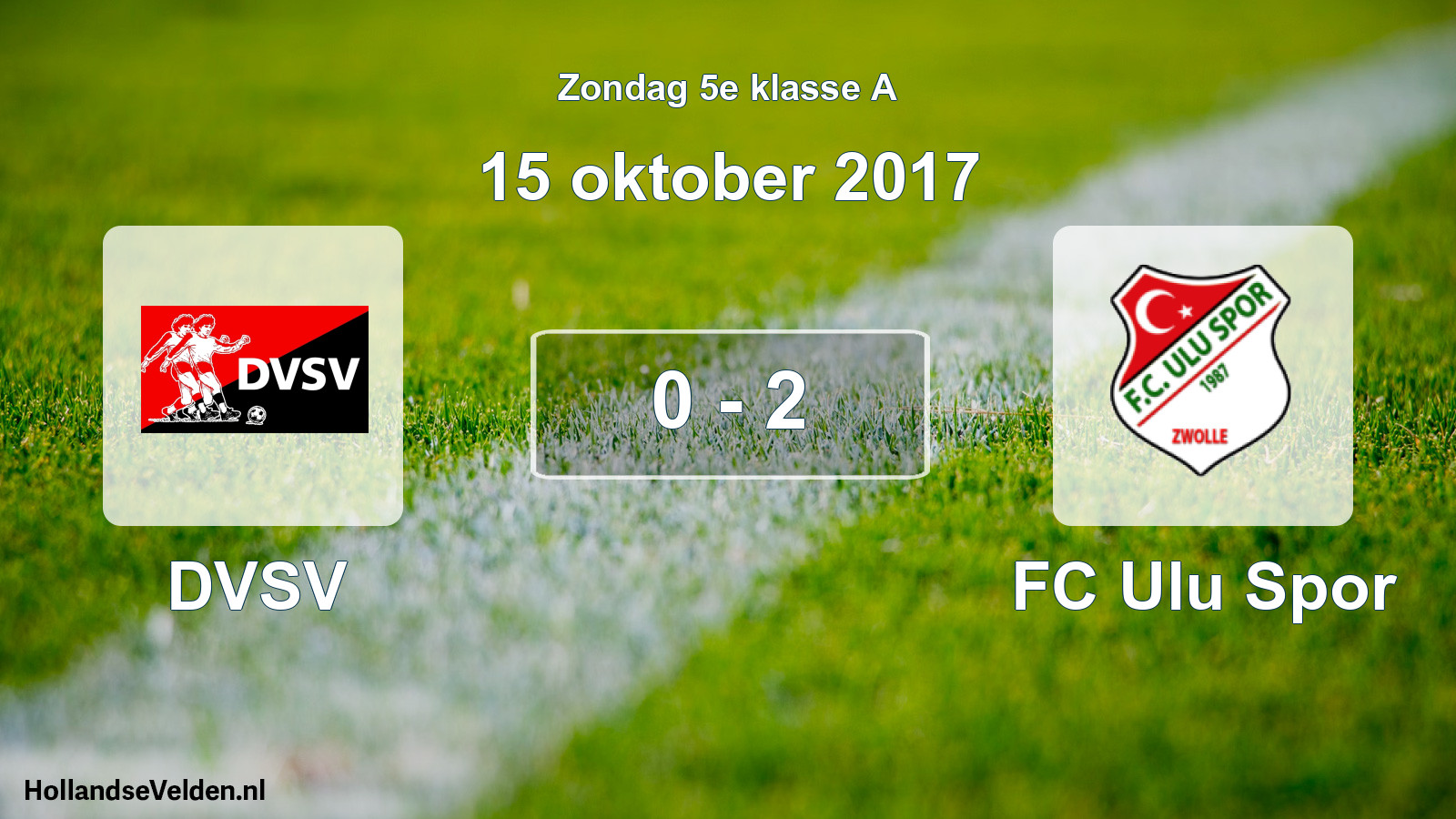 Total number of matches played: DVSV - FC Ulu Spor 0 - 2 (15 October 2017)
