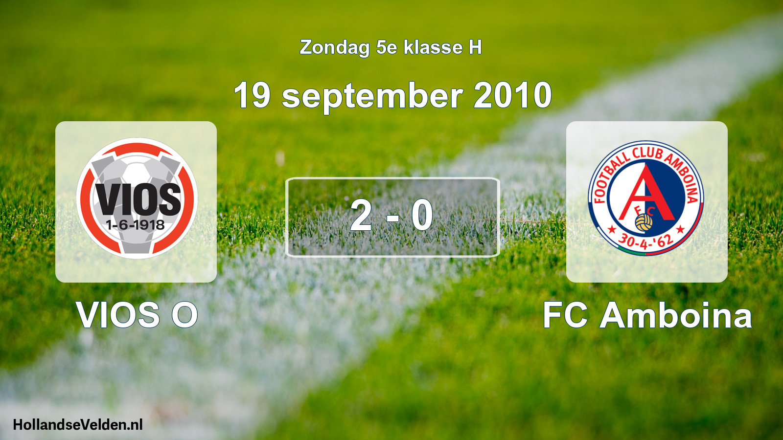 Total number of matches played: VIOS O - FC Amboina 2 - 0 (19 September 2010)