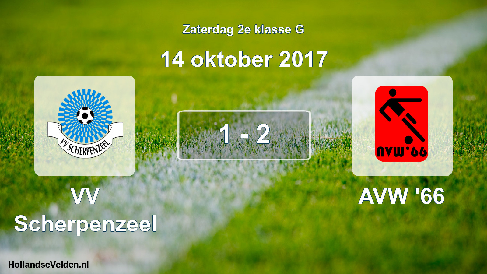 Total number of matches played: VV Scherpenzeel - AVW '66 1 - 2 (14 October 2017)