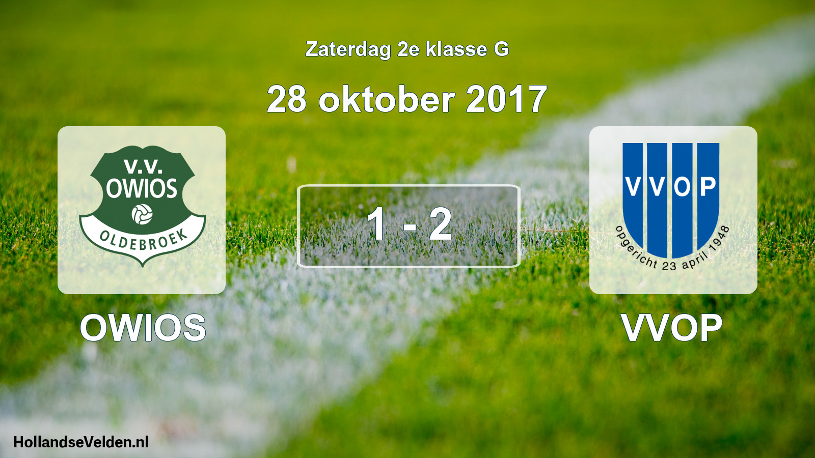 Total number of matches played: OWIOS - VVOP 1 - 2 (28 October 2017)