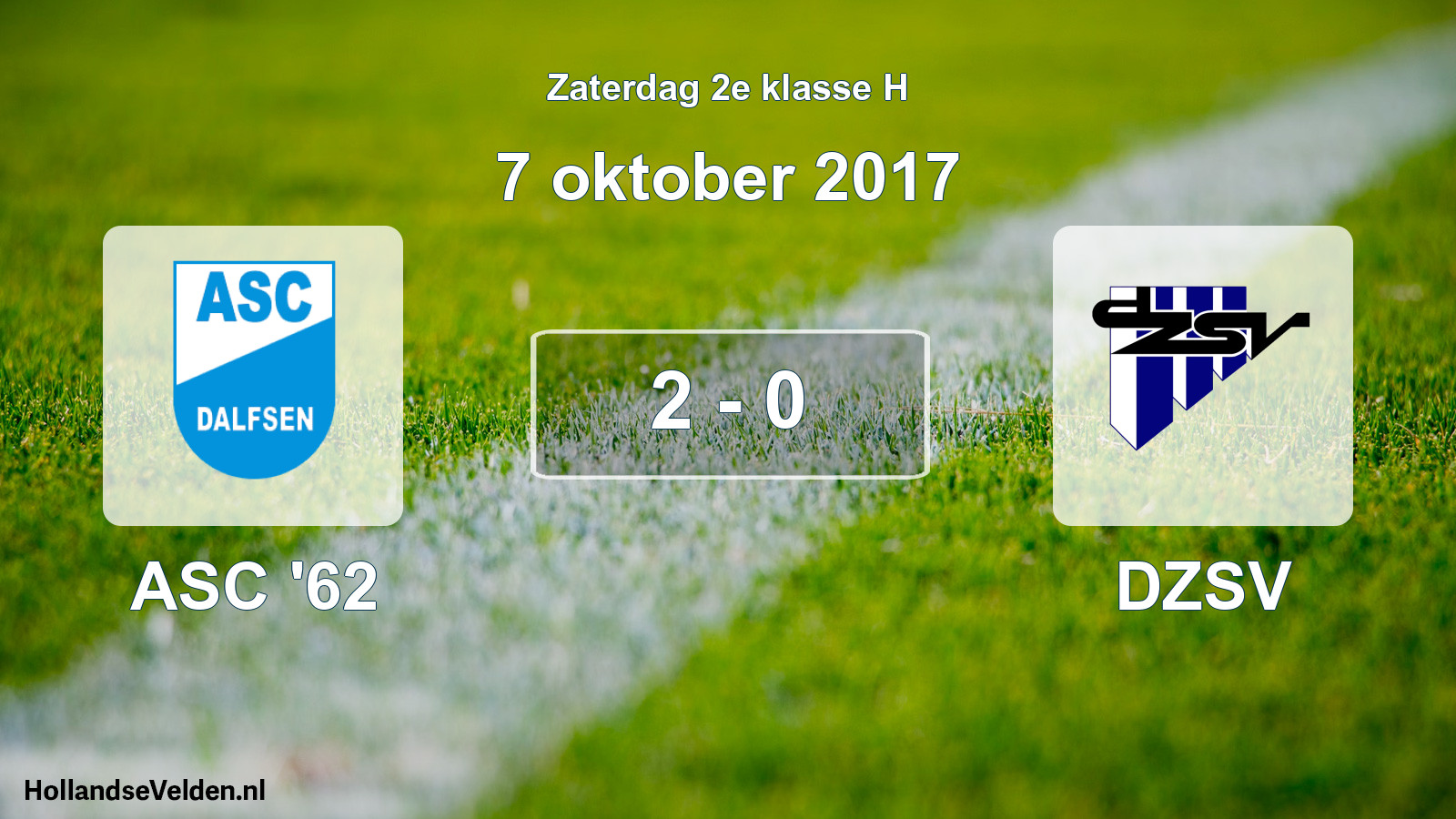Total number of matches played: ASC '62 - DZSV 2 - 0 (7 October 2017)