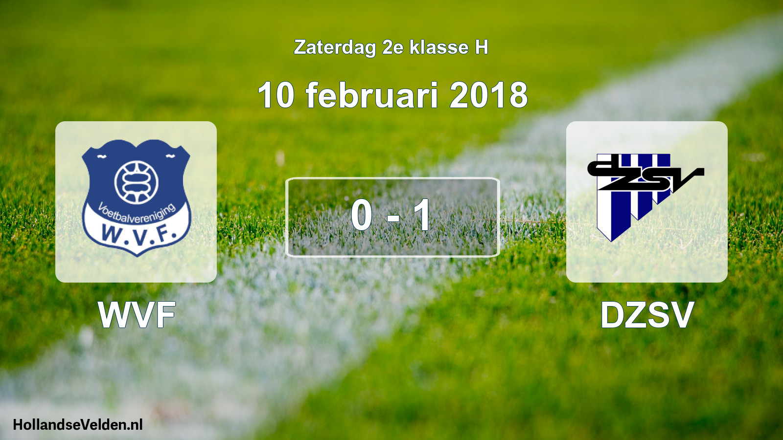 Total number of matches played: WVF - DZSV 0 - 1 (10 February 2018)