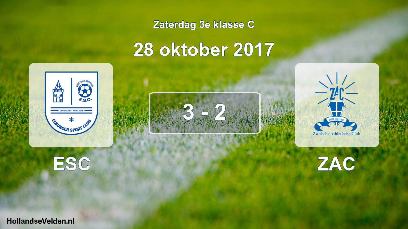 Total number of matches played: ESC - ZAC 3 - 2 (28 October 2017)