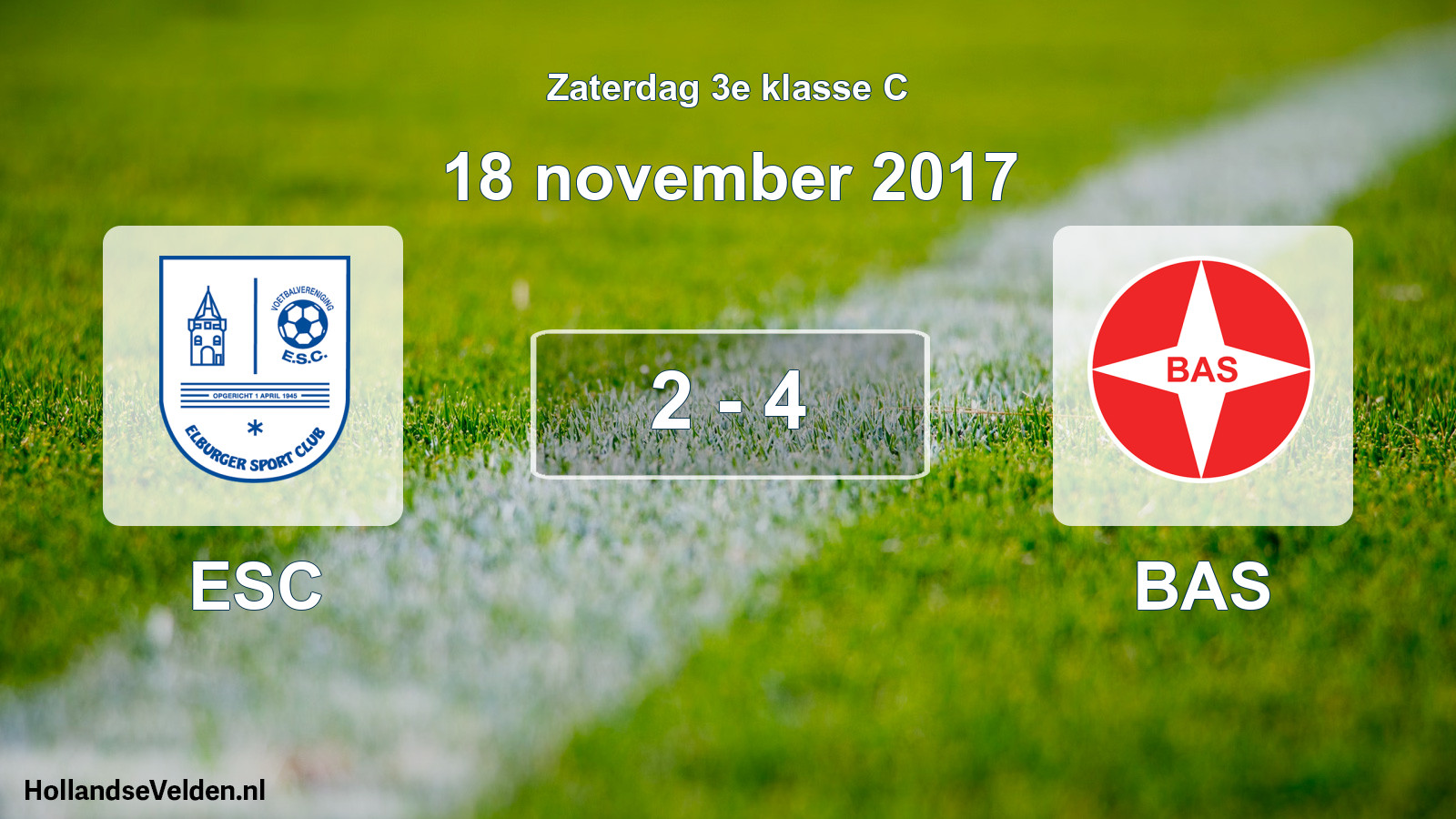 Total number of matches played: ESC - BAS 2 - 4 (18 November 2017)