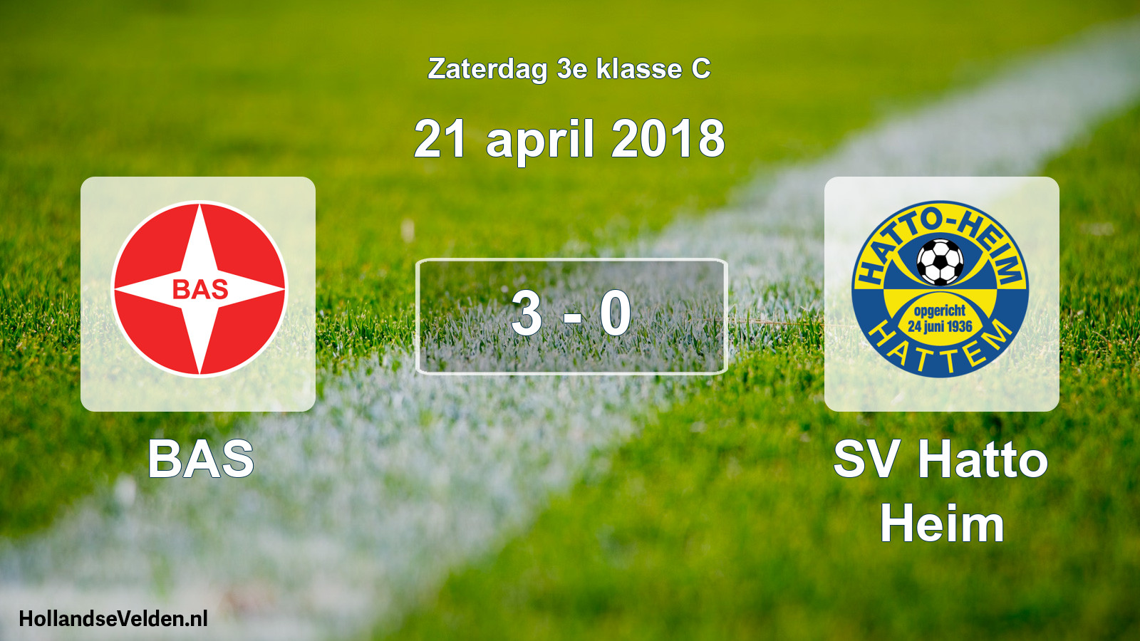 Total number of matches played: BAS - SV Hatto Heim 3 - 0 (21 April 2018)