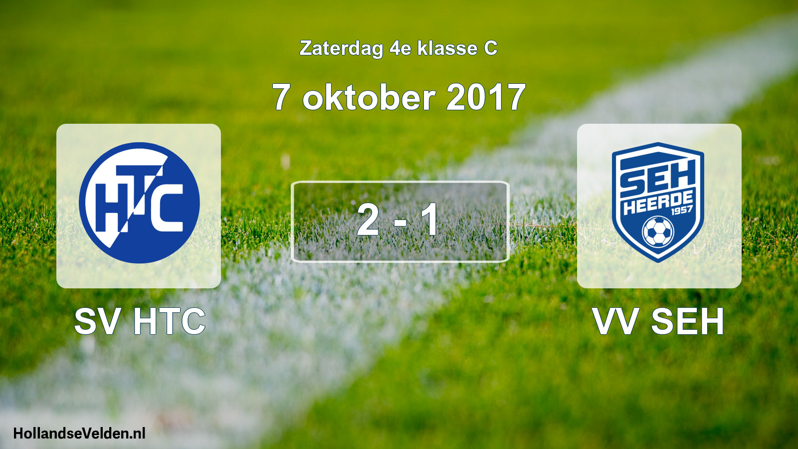 Total number of matches played: SV HTC - VV SEH 2 - 1 (7 October 2017)