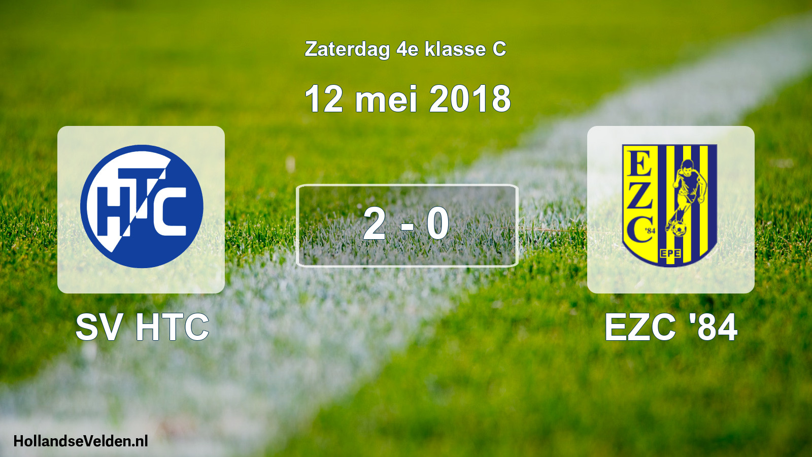 Total number of matches played: SV HTC - EZC '84 2 - 0 (12 May 2018)