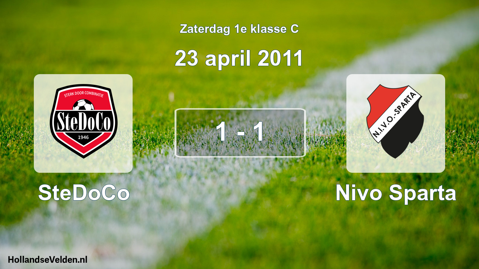 Total number of matches played: SteDoCo - Nivo Sparta 1 - 1 (23 April 2011)
