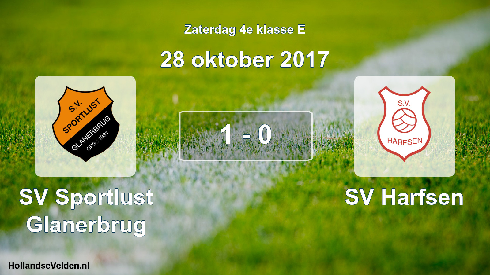 Total number of matches played: SV Sportlust Glanerbrug - SV Harfsen 1 - 0 (28 October 2017)