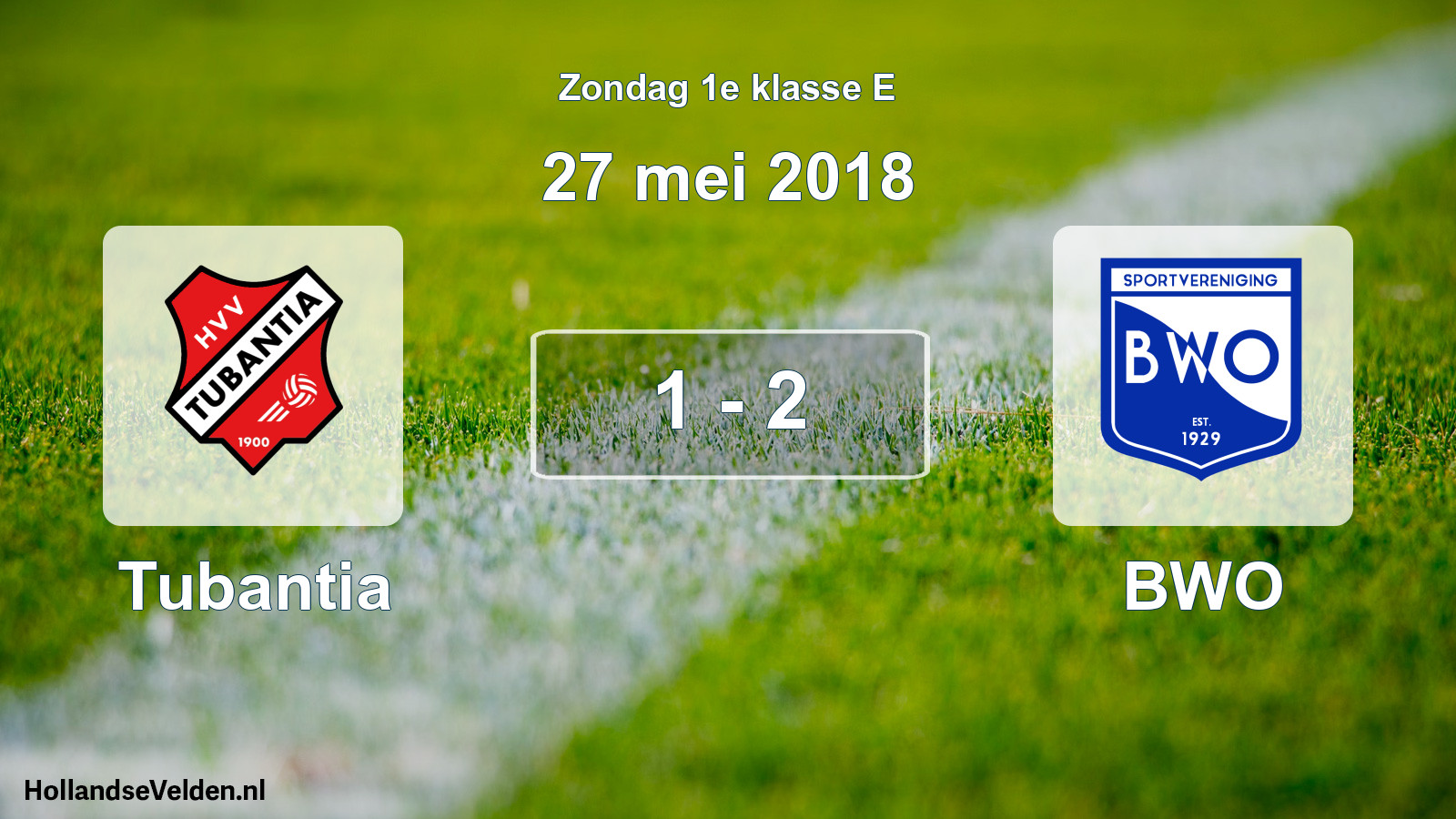 Total number of matches played: Tubantia - BWO 1 - 2 (27 May 2018)