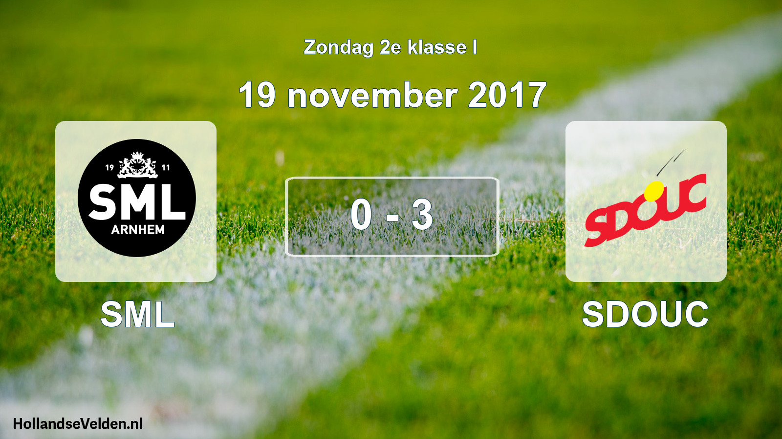 Total number of matches played: SML - SDOUC 0 - 3 (19 November 2017)