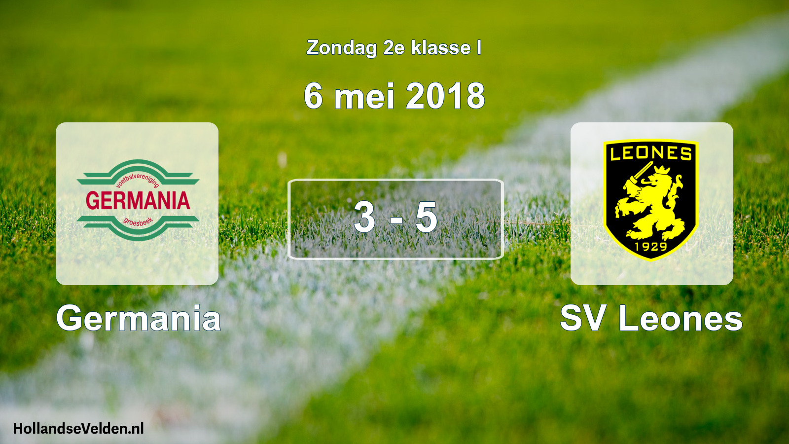 Total number of matches played: Germania - SV Leones 3 - 5 (6 May 2018)