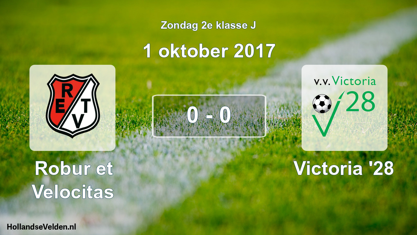 Total number of matches played: Robur et Velocitas - Victoria '28 0 - 0 (1 October 2017)