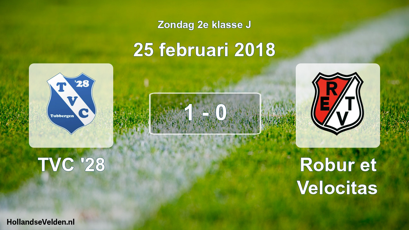Total number of matches played: TVC '28 - Robur et Velocitas 1 - 0 (25 February 2018)