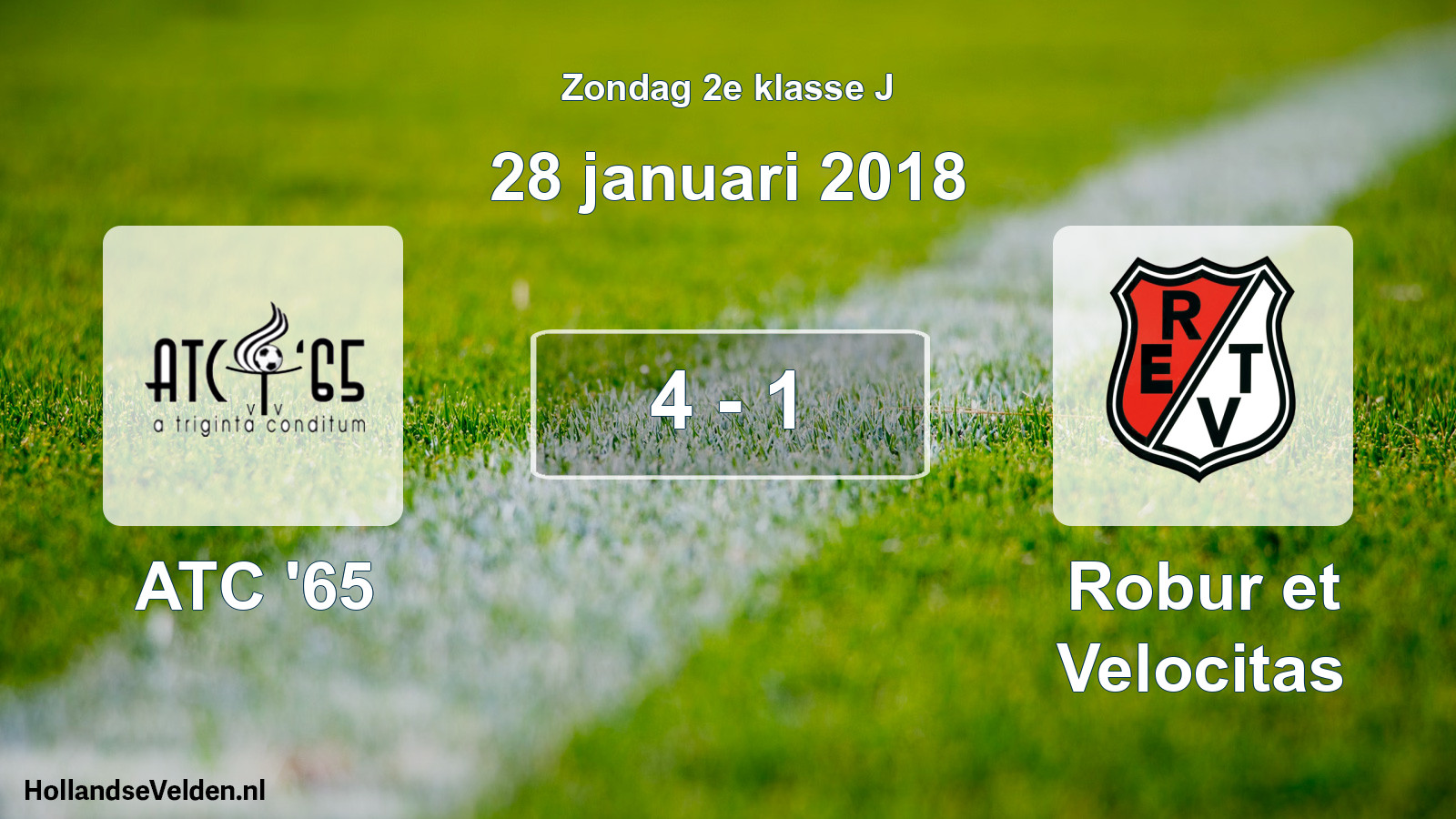 Total number of matches played: ATC '65 - Robur et Velocitas 4 - 1 (28 January 2018)