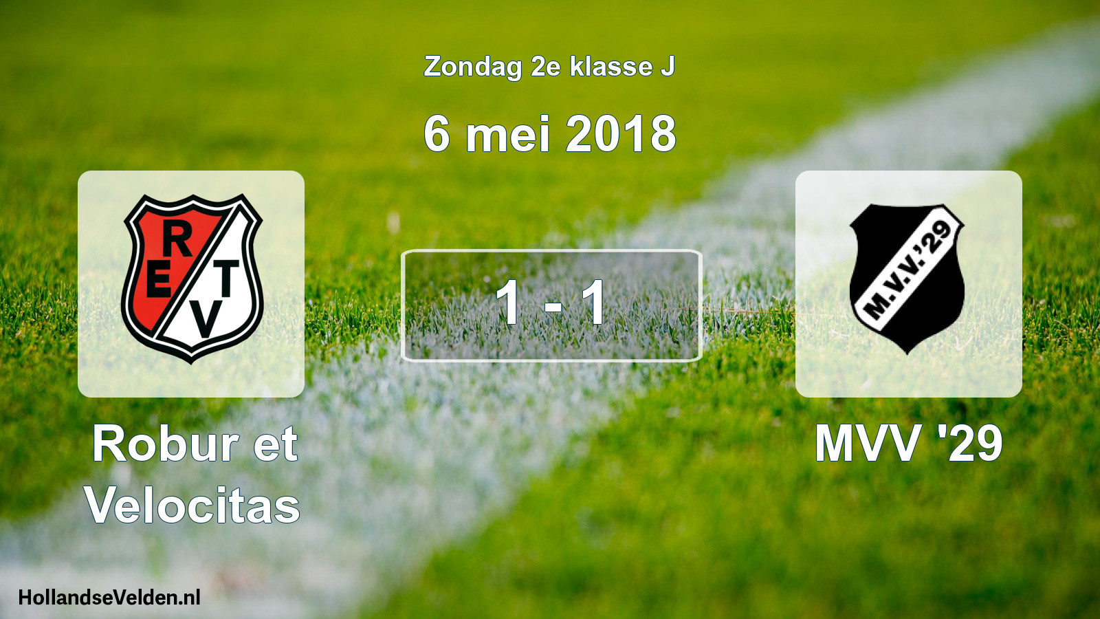 Total number of matches played: Robur et Velocitas - MVV '29 1 - 1 (6 May 2018)