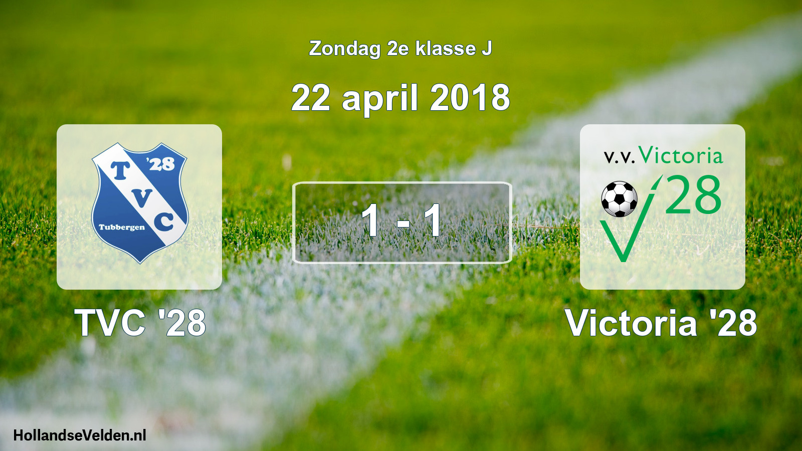 Total number of matches played: TVC '28 - Victoria '28 1 - 1 (22 April 2018)