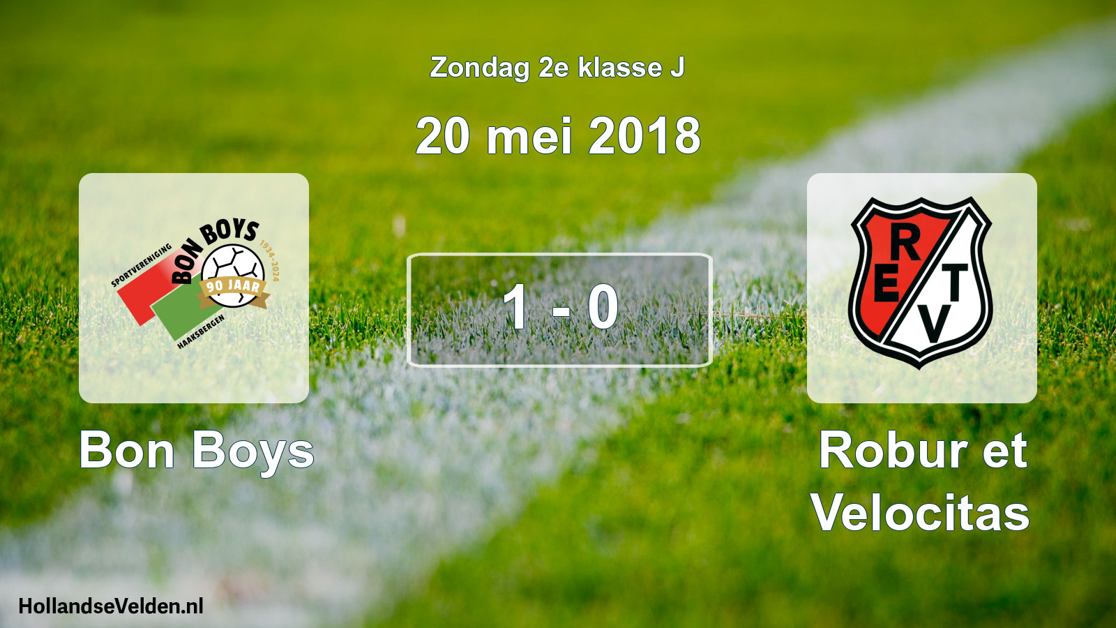 Total number of matches played: Bon Boys - Robur et Velocitas 1 - 0 (20 May 2018)