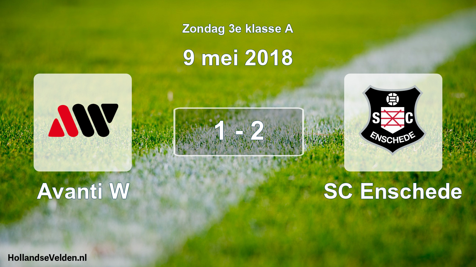 Total number of matches played: Avanti W - SC Enschede 1 - 2 (9 May 2018)